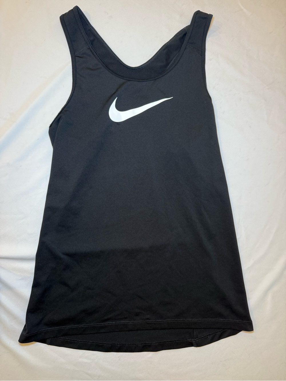 Nike Black Tank‎ with White Swoosh Logo
